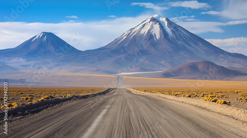 road at Atacama Desert Chile