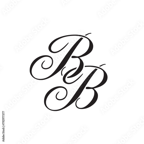 BB initial monogram logo