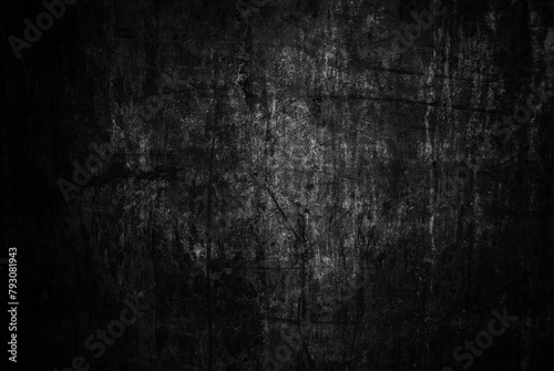 Black grunge texture with smudges and streaks