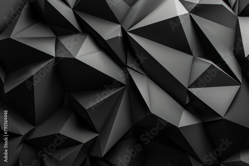 A monochrome image of assorted black and white forms with varying shapes and sizes