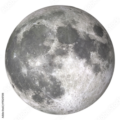 Full Moon (Moon Phase), "Elements of this image furnished by NASA ", isolated png background