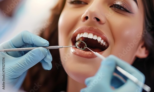 Dental Procedure: A Patient Receives Care
