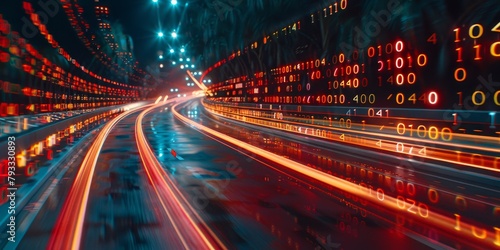 High-Speed Data Stream on Digital Highway