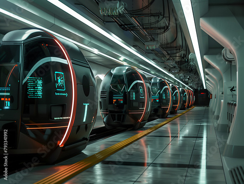Conceptual design of a futuristic public transportation system