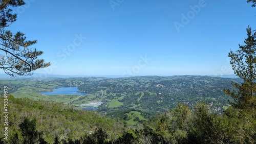 Northern California reservoirs, as seen from a hike