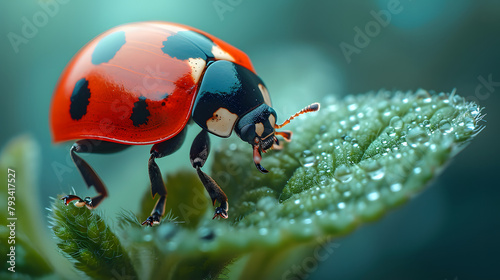 Ladybug in nature Cinematic
