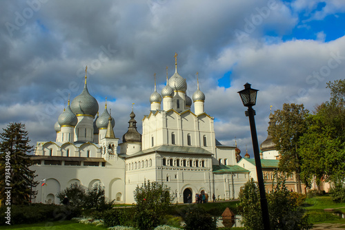 View of the Assumption Cathedral and the church of the Resurrection, Russia