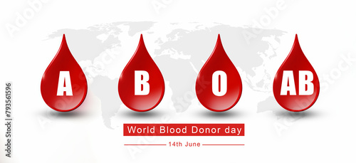 Blood donor day, Blood group