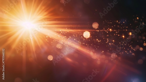 Cinematic Portrait with Dreamy Lens Flare