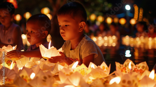 Vesak. People send postcards to their friends; they usually depict memorable events from the life of Gautama Buddha