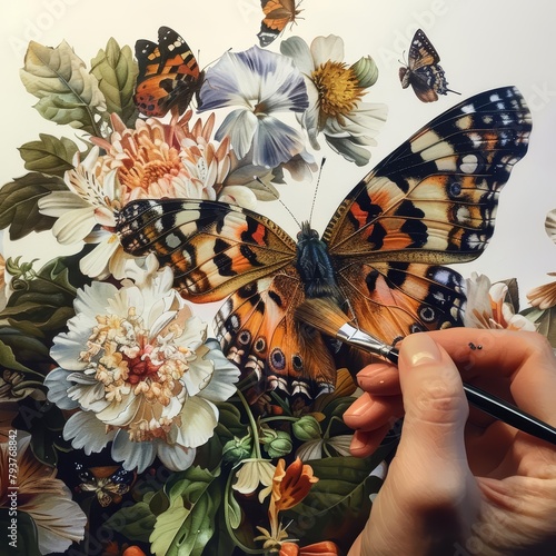 Trained to recognize patterns and equipped with tiny paintbrushes, a team of artistic butterflies could become the worlds most meticulous lepidopteran landscapers, designing intricate flower gardens