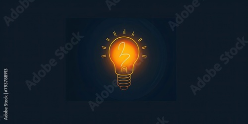 a logo design using lamp shape and idea concept provided in mockup form ,for a business to empower inventors