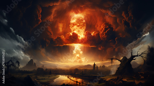  frightening depiction of an apocalyptic nuclear bomb