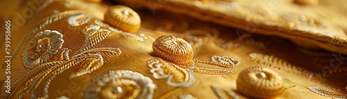 A Bruneian Baju Melayu, with its royal essence and intricate gold embroidery, symbolizing the sultanate dignified culture