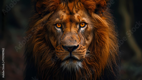 lion, the king of the jungle 4k wallpaper