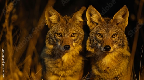 Concentrated expressions of jackals