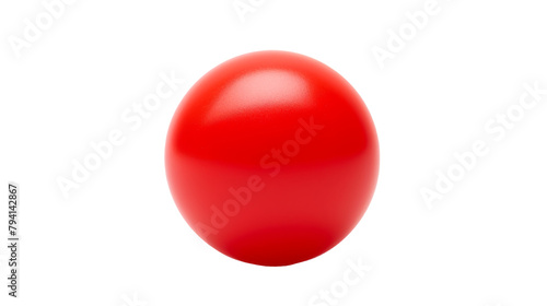 red ball isolated on white background