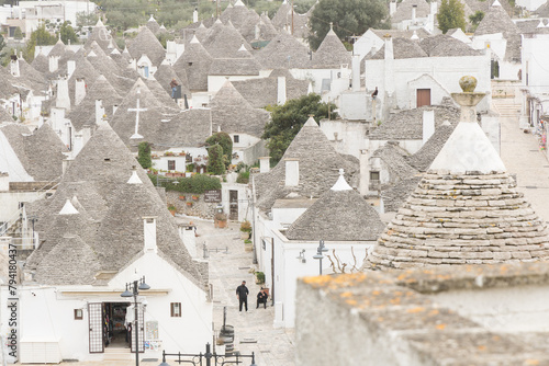 Trullis from Alberobello in southern Italy.