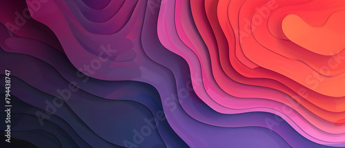 A colorful, abstract image with purple and orange lines. The image has a dreamy, whimsical feel to it
