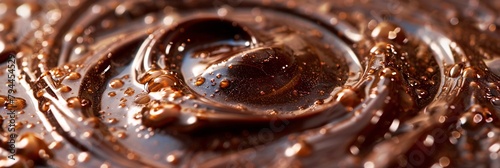 Surrender to the hypnotic spell of liquid chocolate, its swirling patterns and rich aroma transporting you to a realm of indulgent delight and sensual pleasure