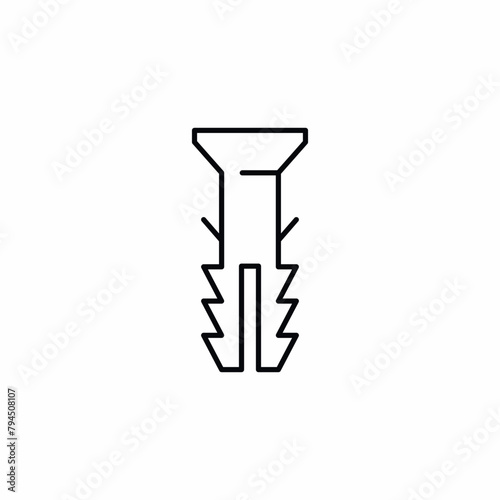 screw plug cap tool icon