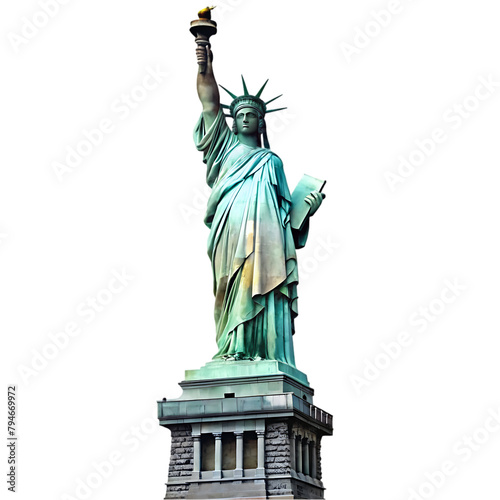 statue of liberty transparent background