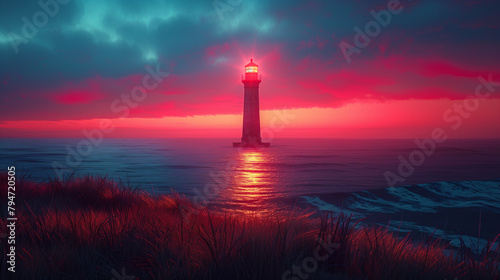 Magical lighthouse, Lighthouse on the coast