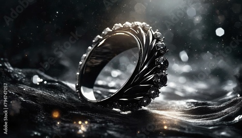 Black ring looking cool
