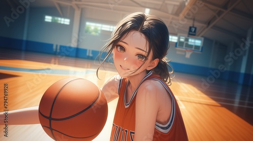 バスケットボール部の少女14
