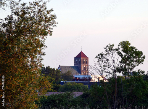 The church "Nikolaikirche" in Rostock's historic district