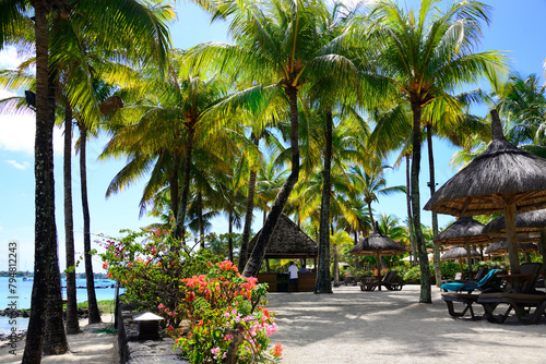 Grand Bay, Grand-Baie, Rivière du Rempart District, Mascarene Islands, Mauritius, Mascarene Islands, Africa - coastal village, famous Mauritian resort 