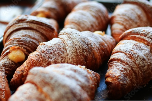 A flaky, buttery pastry originating from France, croissant delights with its golden, crescent shape and rich taste.