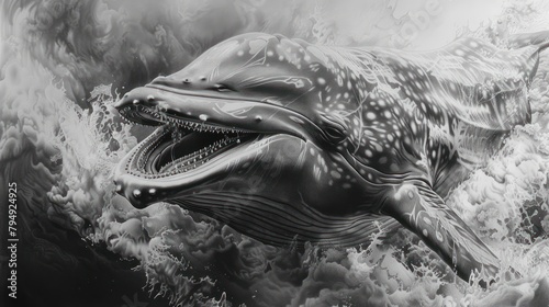 Black and white pencil drawings of fascinating sea creatures. Where art and imagination combine to create a sense of wonder and awe.