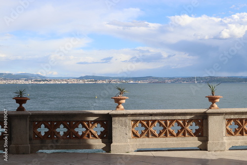 Trieste vista dal castello di Miramare