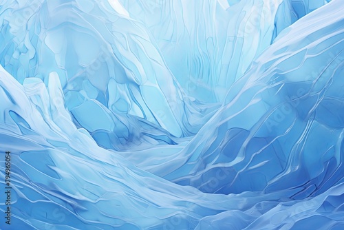 Glacial Ice Cool Gradients: Soothing Cold Color Blendscape