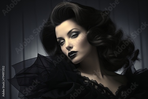 Iconic Actress Imagery: Old Hollywood Glamour Portraits Recreated