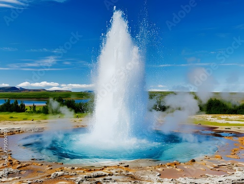 faithful geyser park