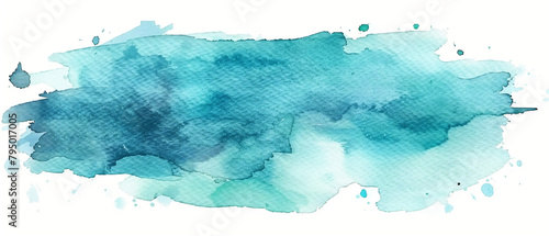 Blue watercolor strokes showing abstract patterns and textures in various shades of soothing blue hues.