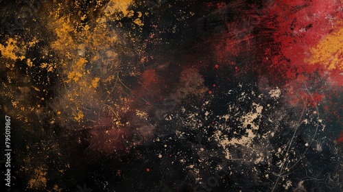 Abstract grungy background on a black canvas