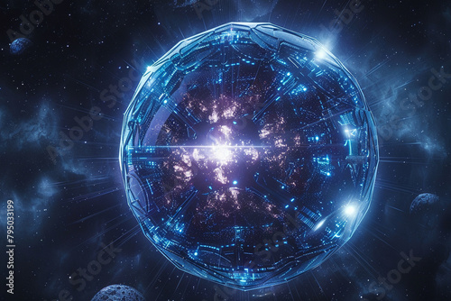 Dyson Sphere engineering capturing a stars entire energy output 