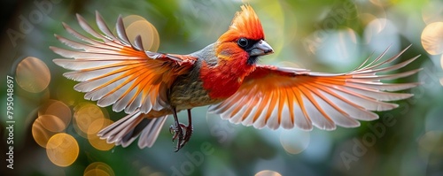 Bird flipping the bird, a humorous take on avian attitude
