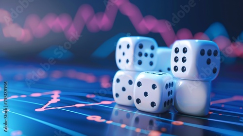 a group of dice on a table