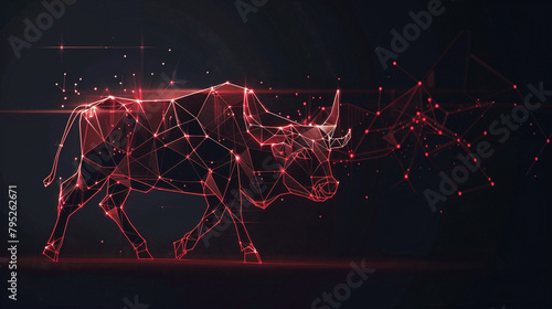Symbolic Image Of Bullish Phase On The Stock Market, Suitable For Financial News, Investment Articles, Or Market Reports
