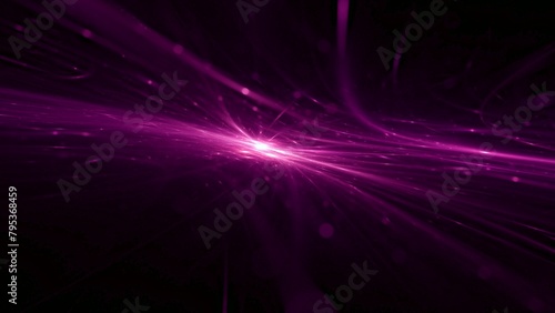 energievoll hell leuchtende Highspeed Internet Verbindungen, Glasfaser, Lichtgeschwindigkeit, FTTH, Breitbandausbau, Datentransfer, Streaming, Multimedia, Perspektive, Daten, Security, pink, violett 