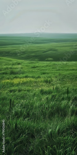 b'Grasslands of Inner Mongolia, China'