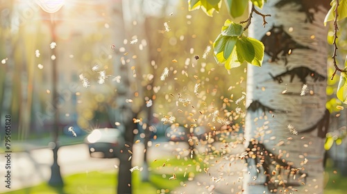 allergic pollen in spring Generative AI