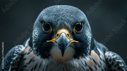 The Peregrine Falcon’s Focused Vigil. Generative AI