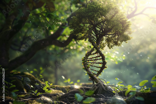 Genetic Tree Transformation in Serene Forest