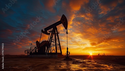 Oil pump against the sunset 🌅🛢️