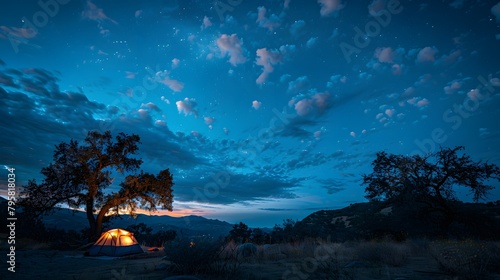 Camping under the clouds and stars in Cleveland National Forest